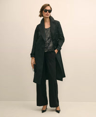 Sale Taffeta Belted Trench Coat - Brooks Brothers Online
