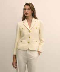 Sale Boucle Notch-Lapel Jacket - Brooks Brothers US