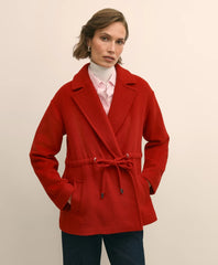 Sale Wool Double-Faced Drawstring Waist Coat - Brooks Brothers Gift