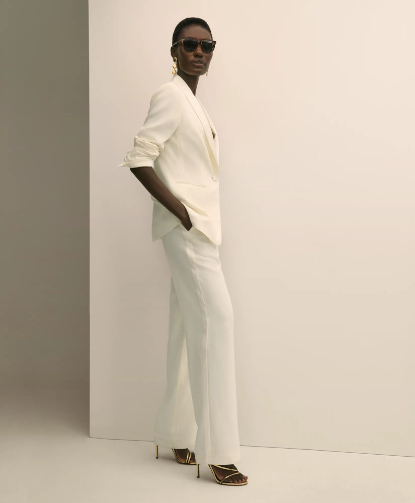 Sale Crepe Tuxedo Pants - Brooks Brothers US