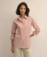 Sale Oversized Cotton Pinstripe Shirt - Brooks Brothers Near me