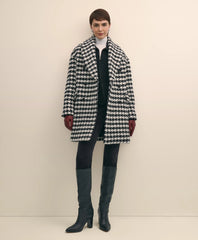 Sale Oversized Wool Houndstooth Coat - Brooks Brothers Discount