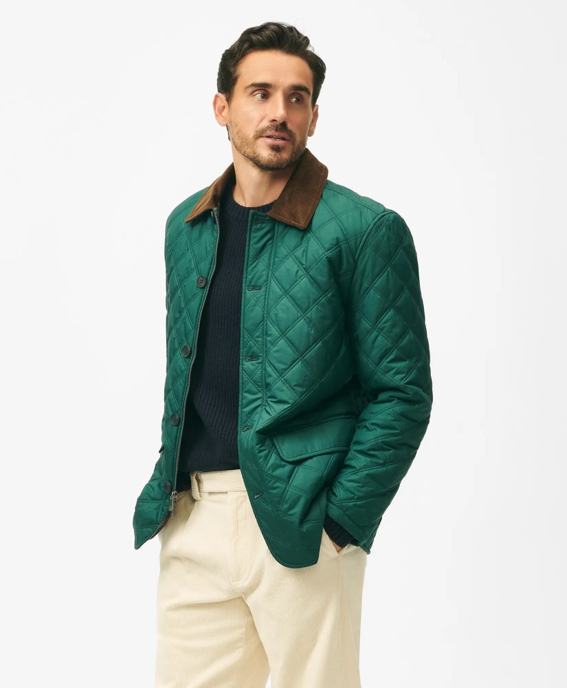Sale Paddock Diamond Quilted Coat - Brooks Brothers