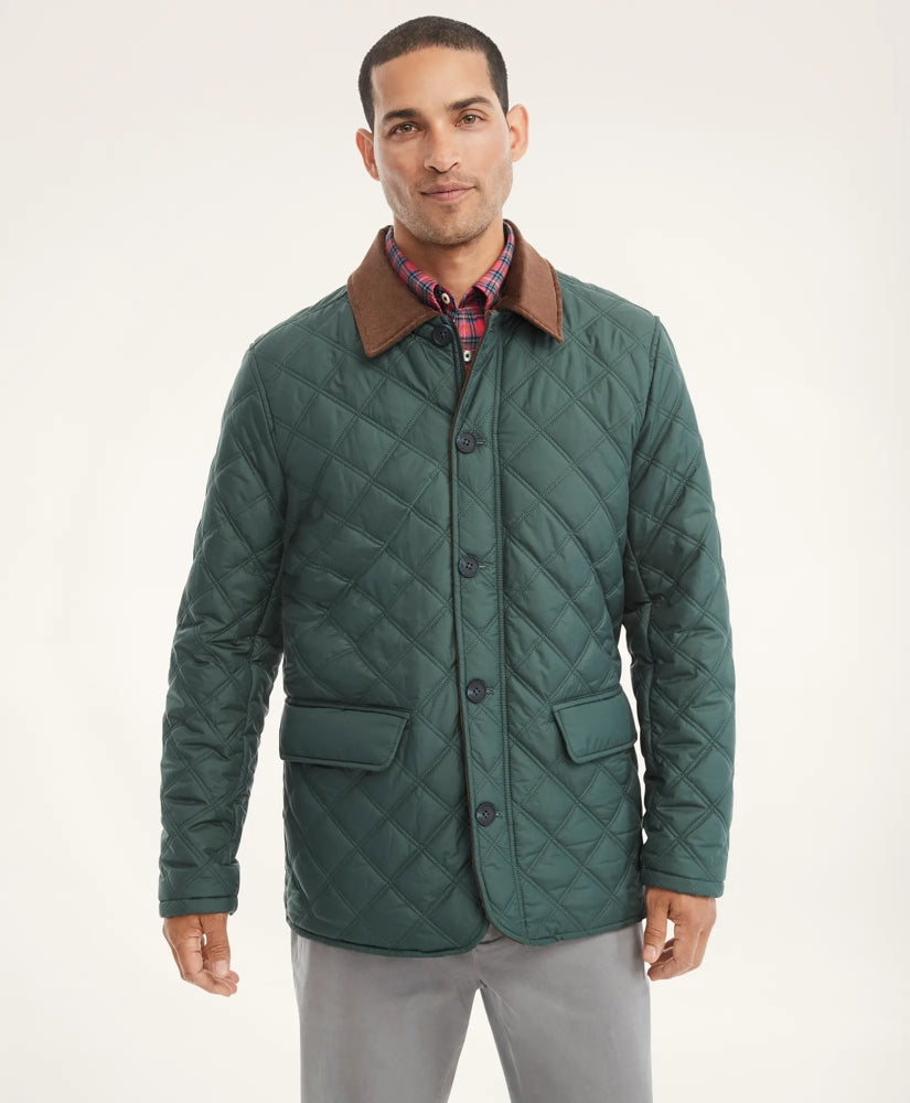 Sale Paddock Diamond Quilted Coat - Brooks Brothers