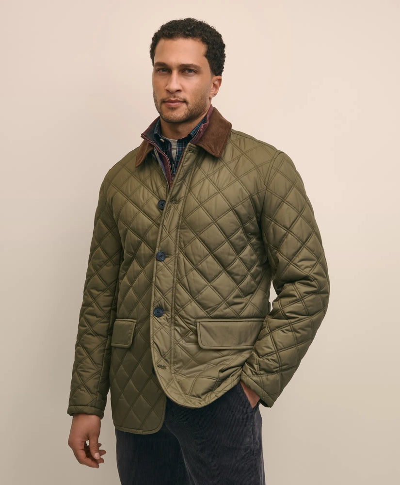 Sale Paddock Diamond Quilted Coat - Brooks Brothers