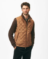 Men Paddock Diamond Quilted Vest