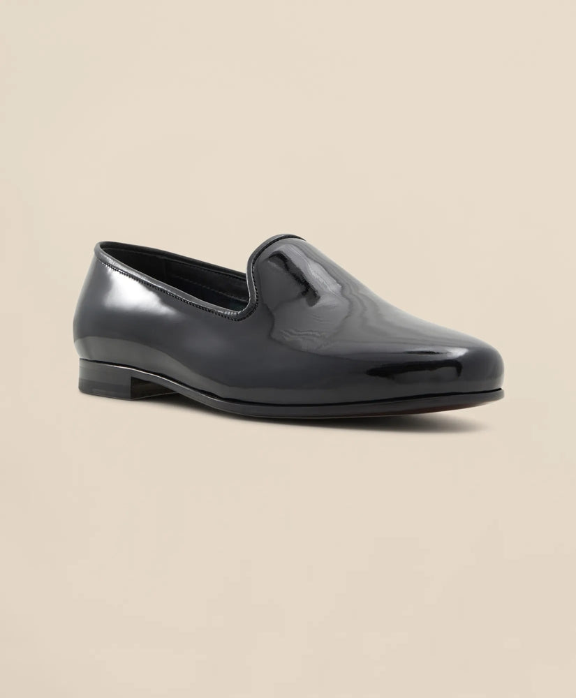 Men Patent Leather Slip-On Dress Loafers - Brooks Brothers Online
