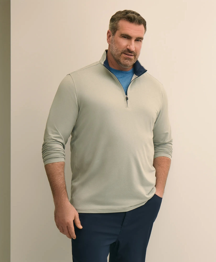 Men Performance Series Big & Tall Quarter-Zip - Brooks Brothers For sale