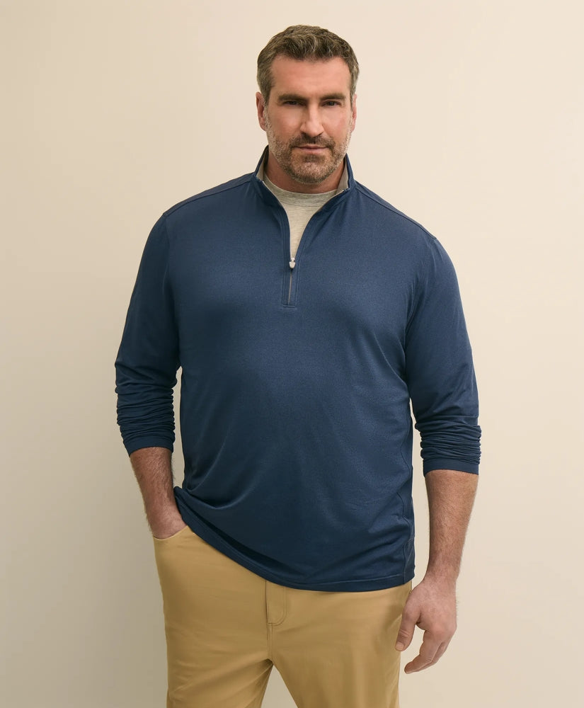 Men Performance Series Big & Tall Quarter-Zip - Brooks Brothers For sale