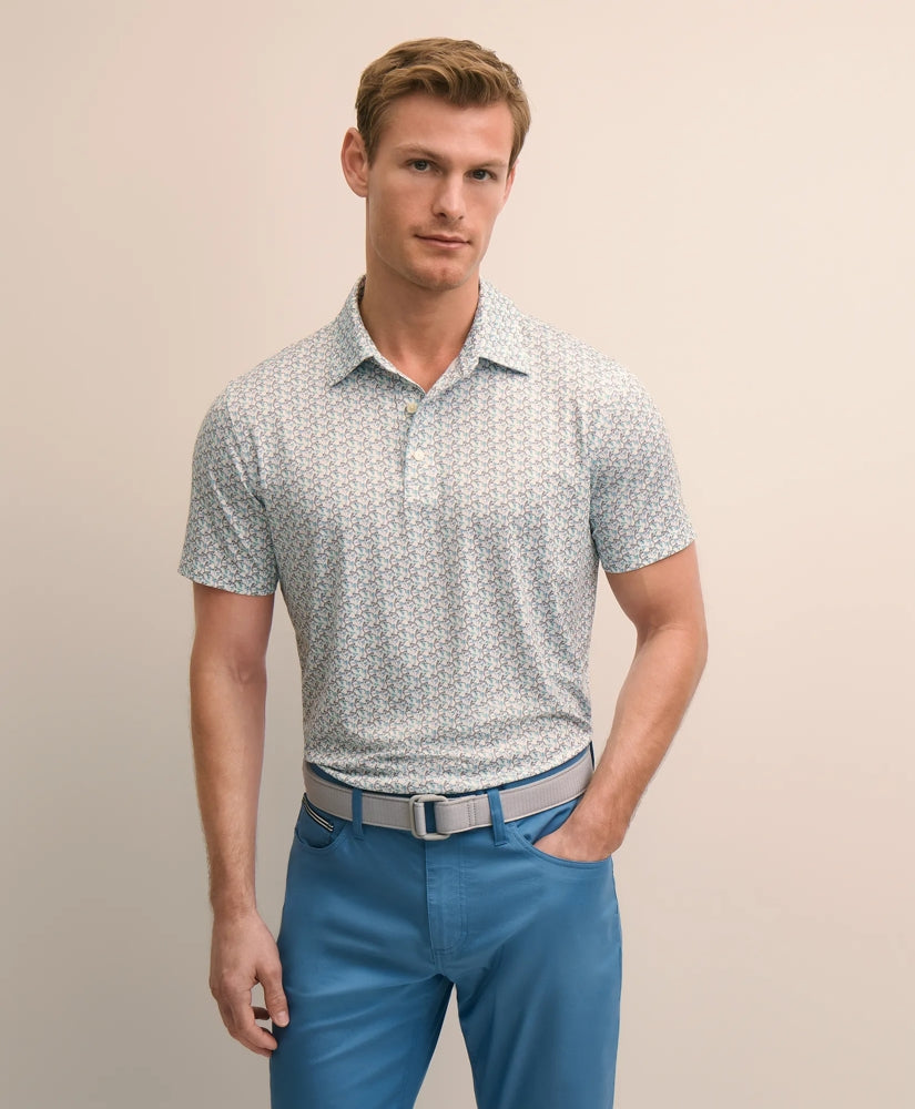 Men Performance Series Vintage Marlin Motif Polo Shirt - Brooks Brothers Discount