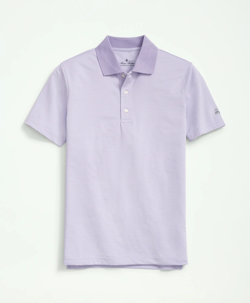 Sale Performance Series Micro Stripe Jersey Polo Shirt - Brooks Brothers Gift