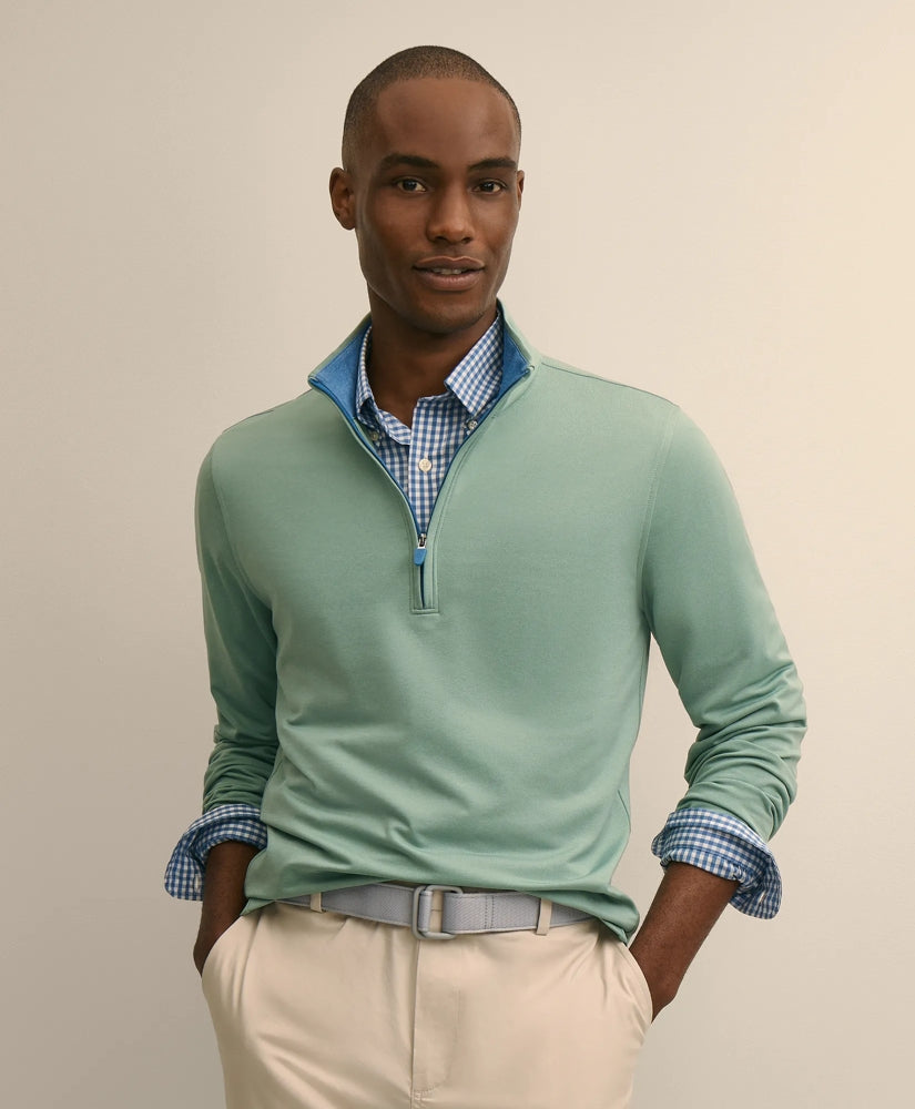 Men Performance Series Quarter-Zip - Brooks Brothers
