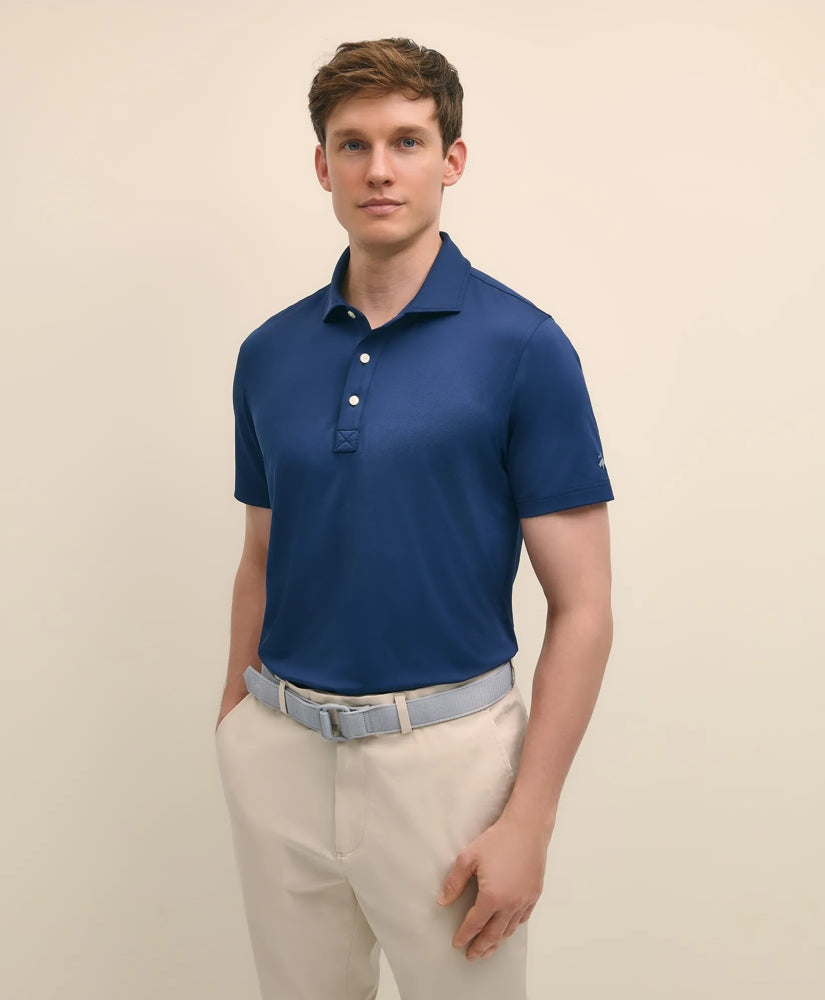 Men Performance Series Spread Collar Polo Shirt - Brooks Brothers On sale