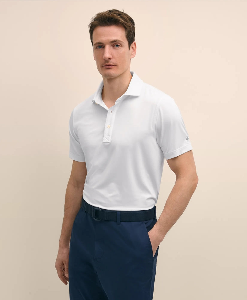 Men Performance Series Spread Collar Polo Shirt - Brooks Brothers On sale