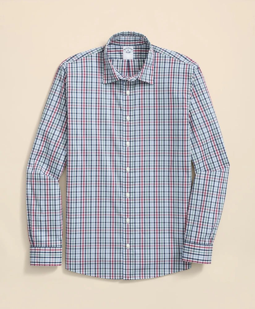 Sale Performance Series Stretch Spread Collar, Multi-Gingham Sport Shirt - Brooks Brothers On sale