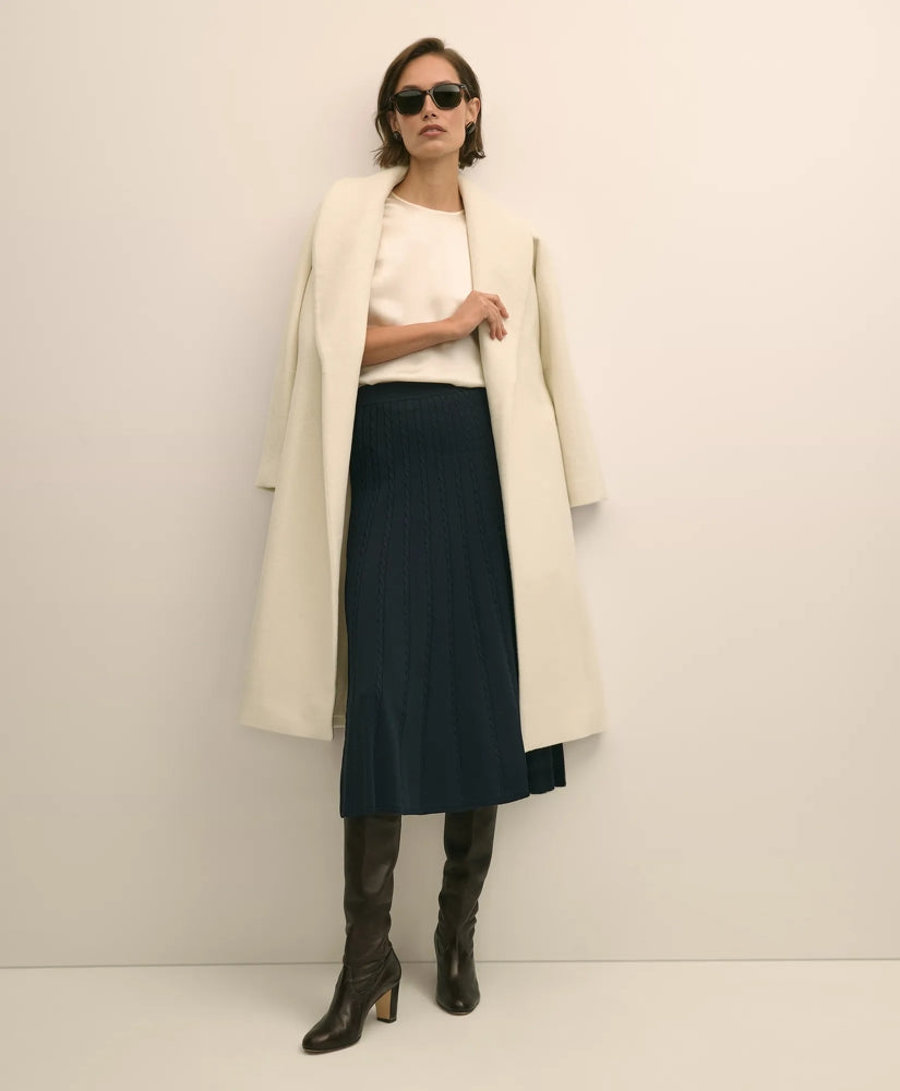 Sale Cable Knit Midi Sweater Skirt - Brooks Brothers Gift