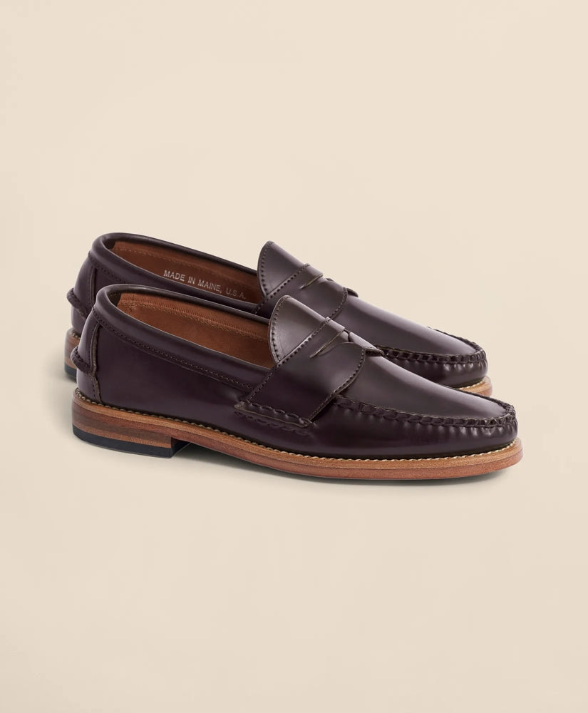 Men Rancourt Cordovan Pinch Penny Loafer