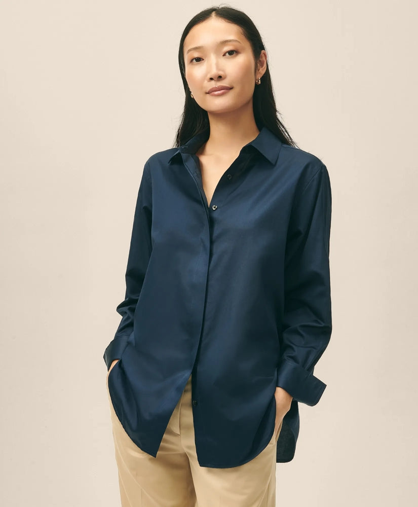 Shirts Relaxed Shirt in Supima - Brooks Brothers US