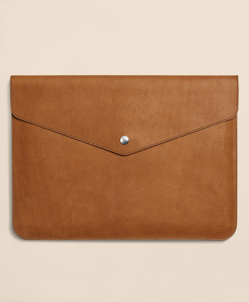 Men Shinola Leather Laptop Sleeve - Brooks Brothers US