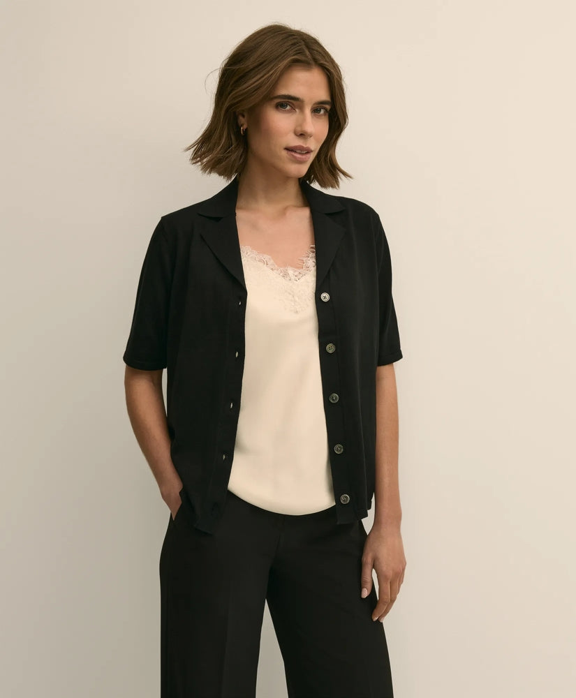 Women Silk-Cotton Polo Sweater - Brooks Brothers On sale