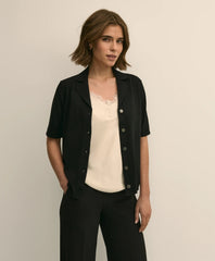 Women Silk-Cotton Polo Sweater - Brooks Brothers On sale