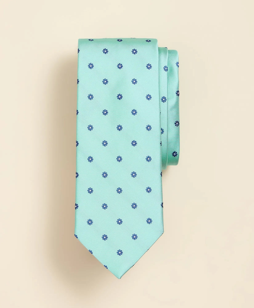 Men Silk Daisy Tie - Brooks Brothers