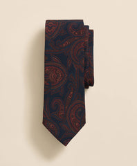 Men Silk Large Paisley Tie - Brooks Brothers On sale