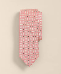 Men Silk Linen Flower Tie - Brooks Brothers US