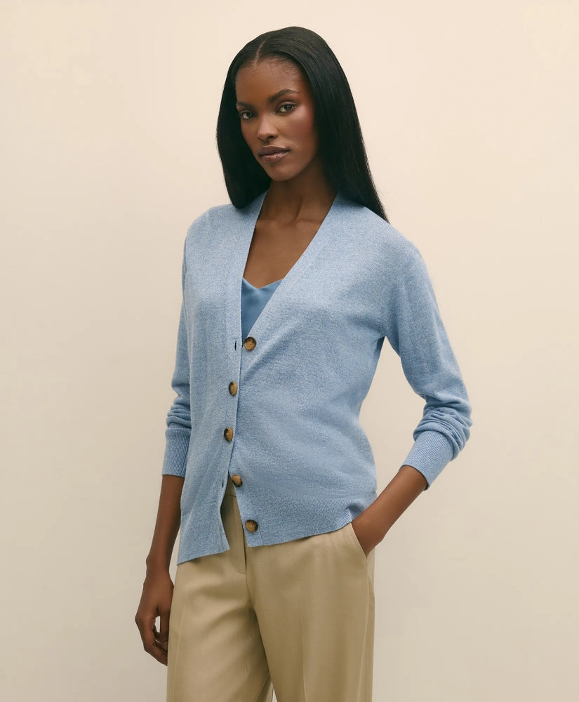 Sale Silk Marled Knit Relaxed Cardigan - Brooks Brothers Gift