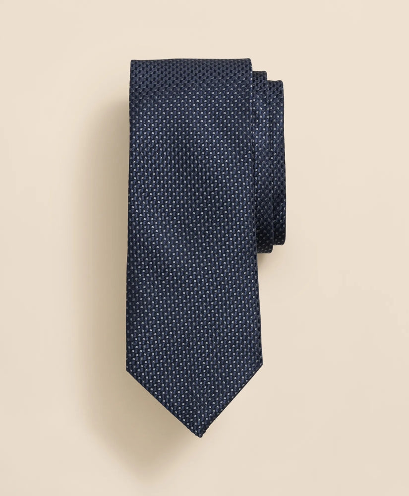 Men Silk Mini Geometric Tie - Brooks Brothers Gift