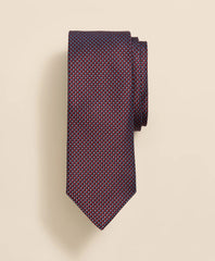 Men Silk Mini Geometric Tie - Brooks Brothers Gift