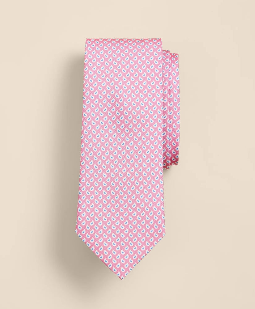 Men Silk Pine Foulard Tie - Brooks Brothers For sale