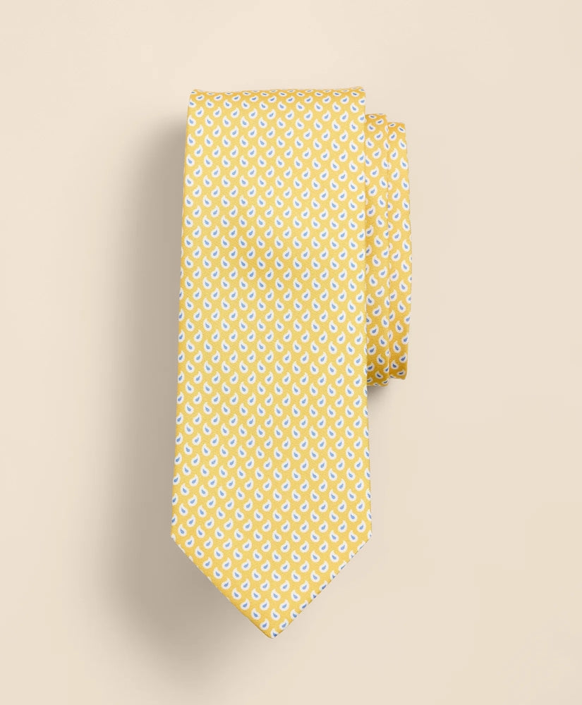 Men Silk Pine Foulard Tie - Brooks Brothers For sale