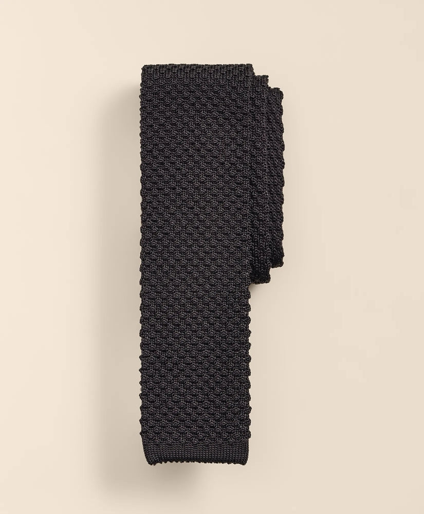 Men Silk Textured Knit Tie - Brooks Brothers Gift