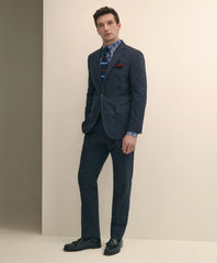 Sale Slim Fit Check Suit Pants in Brushed-Cotton - Brooks Brothers sale