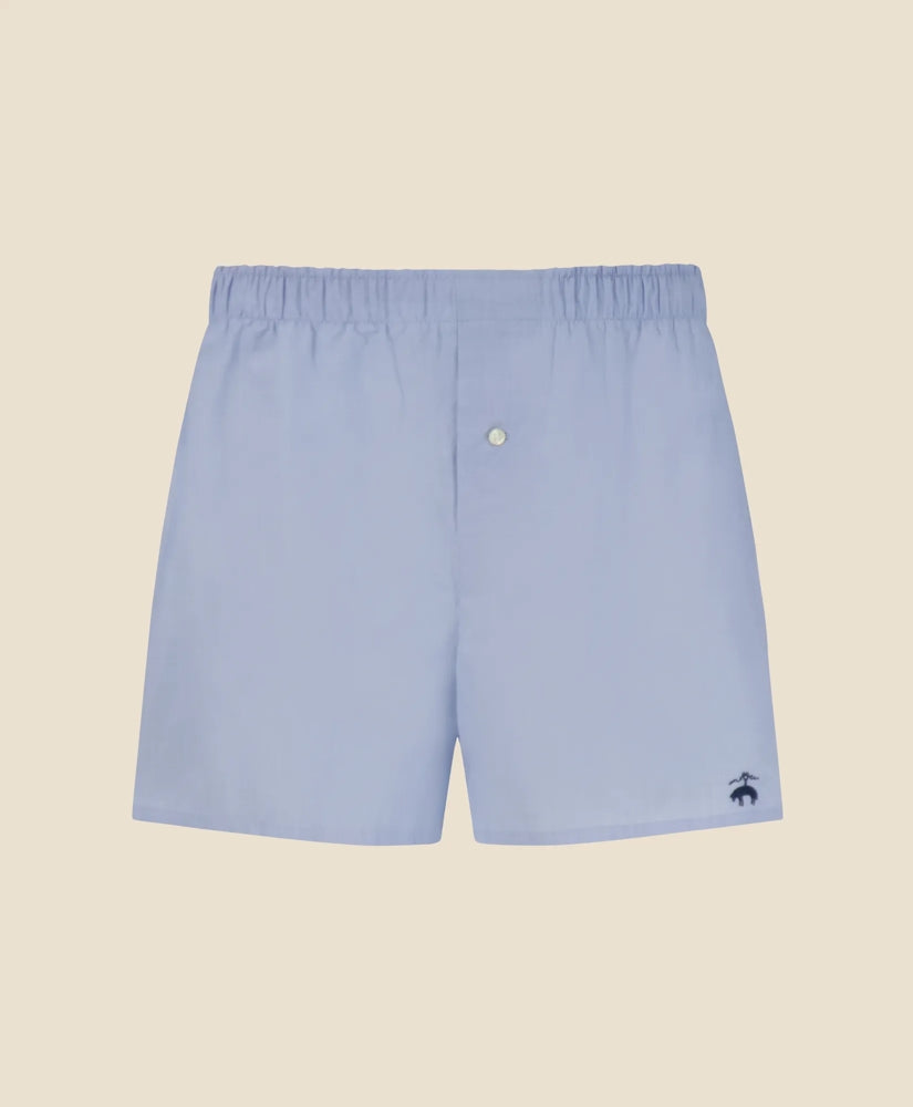 Men Slim Fit Cotton Broadcloth Boxers - Brooks Brothers Gift