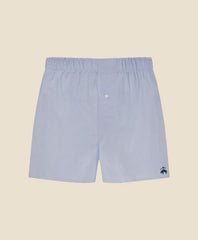 Men Slim Fit Cotton Broadcloth Windowpane Boxers - Brooks Brothers