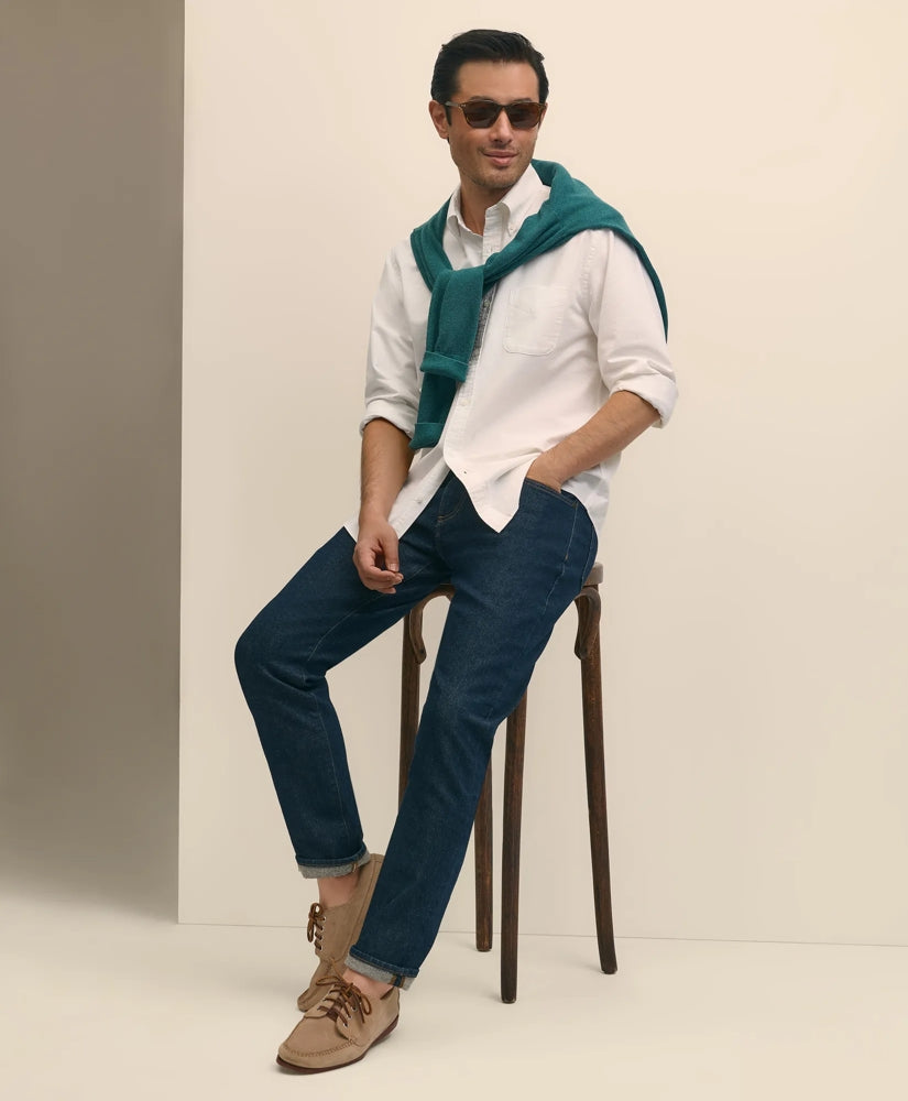 Men Slim Fit Denim Jeans - Brooks Brothers For sale