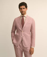 Men Slim Fit Linen Suit Jacket - Brooks Brothers sale
