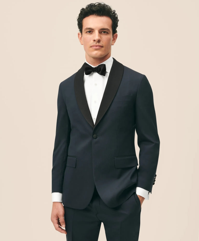 Tailored Slim Fit Wool 1818 Shawl Collar Tuxedo - Brooks Brothers sale
