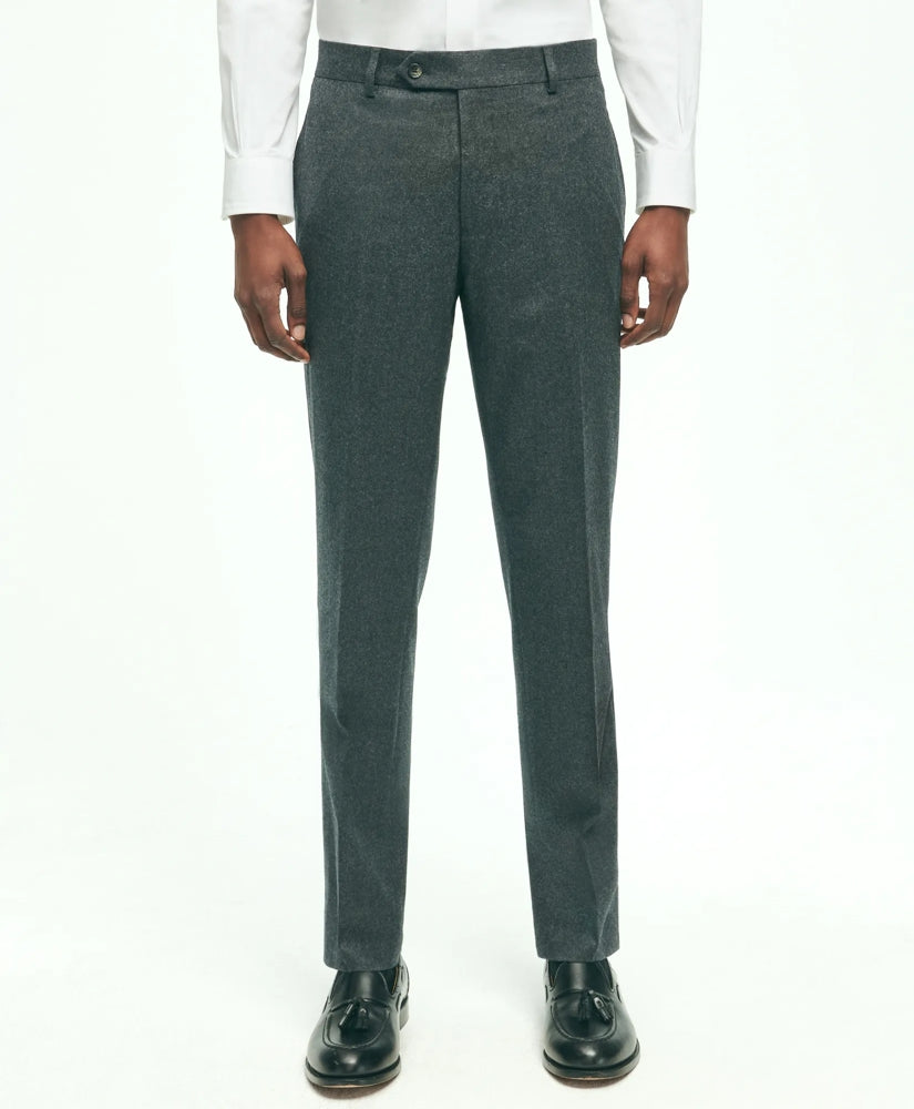 Men Slim Fit Wool Flannel Dress Pants - Brooks Brothers Near me