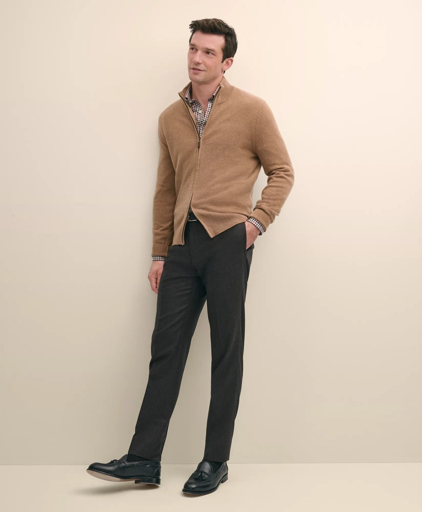Men Slim Fit Wool Flannel Dress Pants - Brooks Brothers Near me