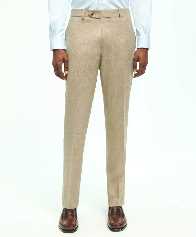 Men Slim Fit Wool Flannel Dress Pants - Brooks Brothers Near me