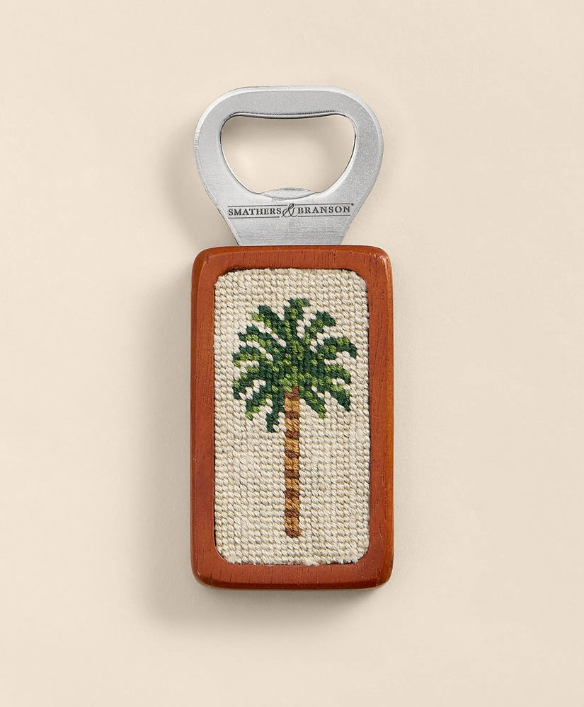 Men Smathers & Branson Needlepoint Desert Palm Bottle Opener - Brooks Brothers
