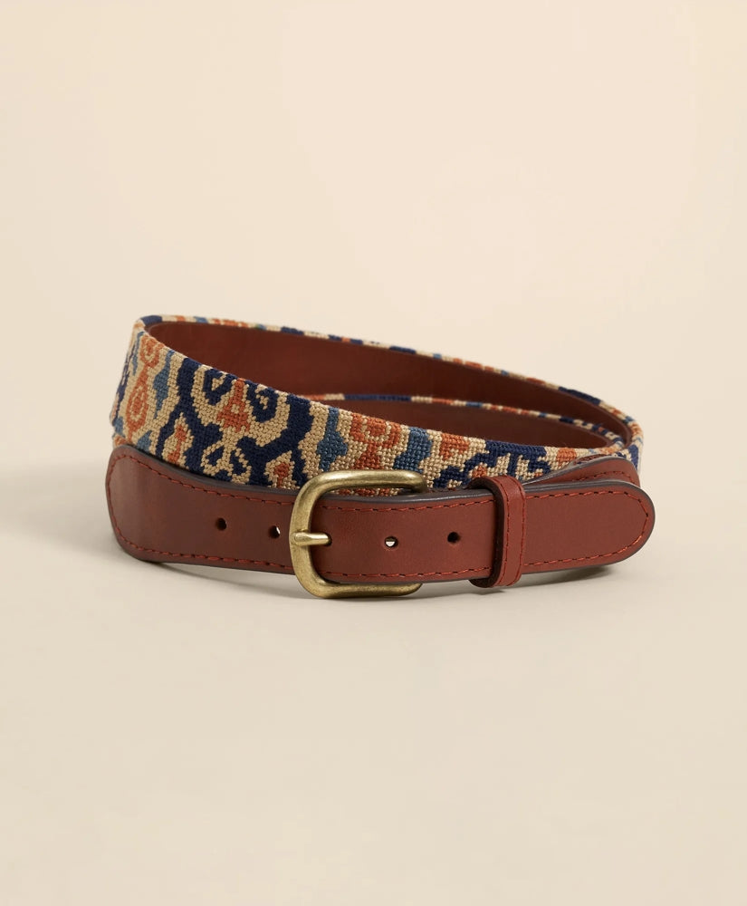 Men Smathers & Branson Needlepoint Ikat Belt - Brooks Brothers Near me