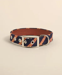 Men Smathers & Branson Needlepoint Rep Stripe Dog Collar - Brooks Brothers Online