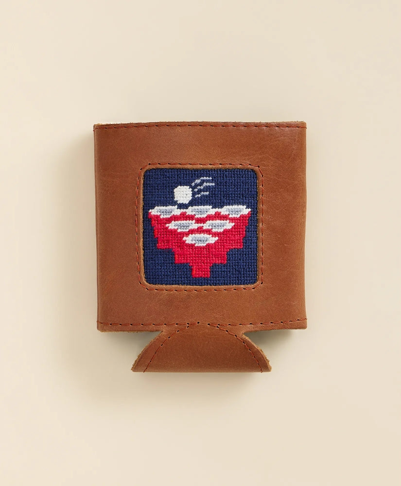 Men Smathers & Branson Needlepoint Trick Shot Can Cooler - Brooks Brothers On sale