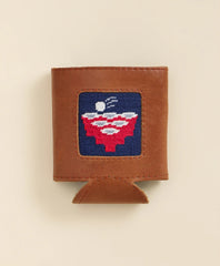 Men Smathers & Branson Needlepoint Trick Shot Can Cooler - Brooks Brothers On sale