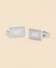 Men Sterling Silver Engravable Rhodium-Plated Cufflinks - Brooks Brothers Near me