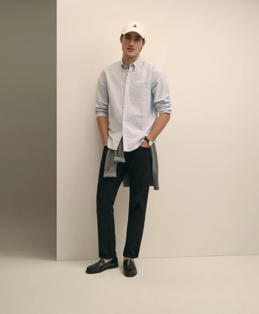Men Straight Fit Denim Jeans - Brooks Brothers Near me